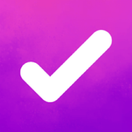 Purple splatter app icon
